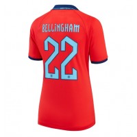 Camisa de time de futebol Inglaterra Jude Bellingham #22 Replicas 2º Equipamento Feminina Mundo 2022 Manga Curta